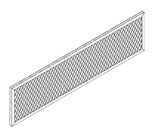 STERRAD 25-52474-001 Air Filter - Rear Panel - 10212
