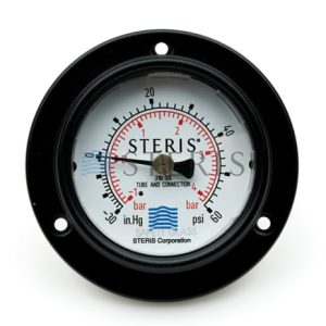 STERIS P093931-260 Chamber Pressure Gauge -30-+60 PSI Painted - 10446