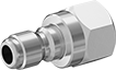 BETTERBUILT 026-00308 SS Plug 1" Female NPT - 11176