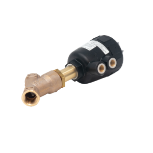 WASHER SOLUTIONS WS11943 Pneumatic Angle Body Valve 2-Way 3/4" Bronze - 11943