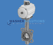 BETTERBUILT BB6300 Power Ram Butterfly Valve w/Pneumatic Double Acting Actuator 3" - 1455