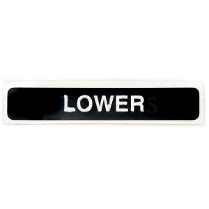 STERIS P055284-002 Nameplate "Lower" - 1841