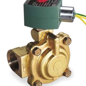 STERIS P117903-824 Steam Solenoid Valve 1-1/2" 120/60VAC Brass - 4295