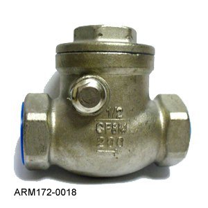 TUTTNAUER ARM172-0018 Check Valve Swing 1/2" SS - 5406
