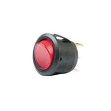 WASHER SOLUTIONS WS7464 Illuminated Round Rocket Switch Red 20A/14V DC - 7464