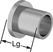 WASHER SOLUTIONS WS7497 Bearing Bronze Flanged Sleeve 1/2" ID - 7497