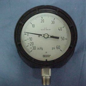 STERIS P338520-331 Chamber Pressure Gauge -30-+60 PSI Bottom Mounted - 7694