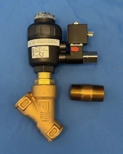 STERIS P117918-363 Pneumatic Angle Body Valve 2-Way 3/4" Bronze Assembly (400/444/500) - 11691