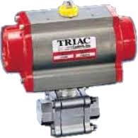 WASHER SOLUTIONS WS5088 Ball Valve w/ Pneumatic Actuator 2" SS - 5088