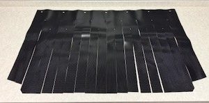 BETTERBUILT 028-00012 Dura Guard Curtain 45-1/2" x 26" with 2-3/8” strips - 12560