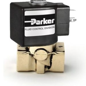 PARKER 7121KBN2NV00N0D100P3 Solenoid Valve 2-Way 1/4" 120V NC Brass - 12561