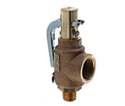 SUSSMAN 99136 Safety Valve 1/2" x 1" 100 PSI Bronze - 12661