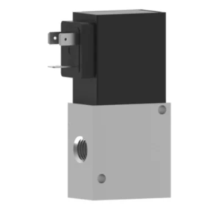 WASHER SOLUTIONS WS12848 Solenoid Valve 3-Way 1/4" 120VAC DIN Viton Seals - 12848