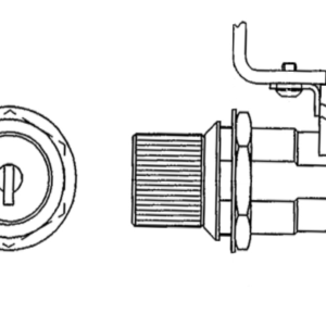 STERIS P093911-595 Slam-Action Key Latch - 13434