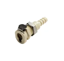 STERIS 47509562 Hose Barb Coupling with Locking Clip 1/4" (Medivator) - 13448